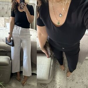 New🖤 Luxe Feel Classic Black Everyday Top